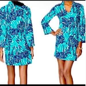 Lilly Pulitzer Blue and White Mini Dress